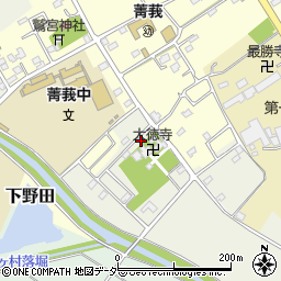 埼玉県白岡市上野田172-8周辺の地図