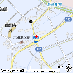 茨城県行方市矢幡331周辺の地図