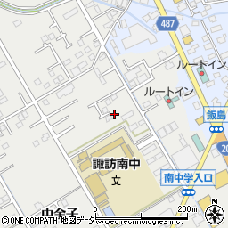 長野県諏訪市中洲3003-11周辺の地図