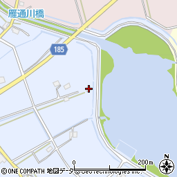 茨城県行方市矢幡13周辺の地図