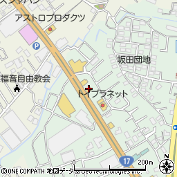トイプラネット１７号　桶川店周辺の地図