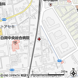 埼玉県白岡市小久喜876-3周辺の地図