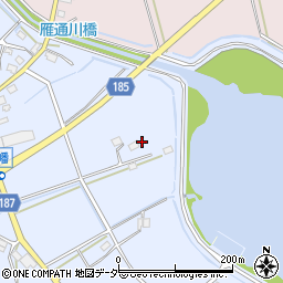 茨城県行方市矢幡11周辺の地図