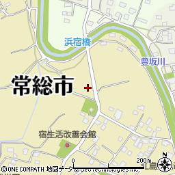 茨城県常総市坂手町1166周辺の地図