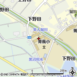 白岡市立菁莪小学校周辺の地図