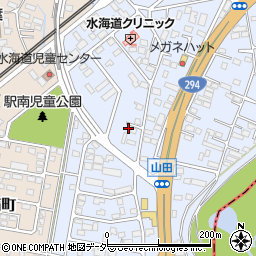 茨城県常総市水海道山田町4603周辺の地図