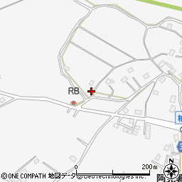 茨城県稲敷郡阿見町若栗3264周辺の地図