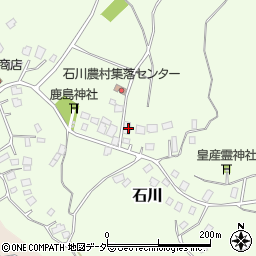 茨城県稲敷郡阿見町石川823周辺の地図