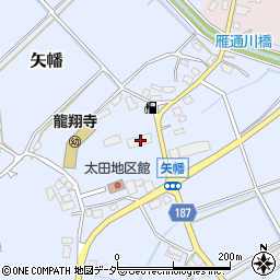 茨城県行方市矢幡506周辺の地図
