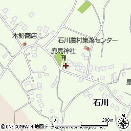 茨城県稲敷郡阿見町石川876周辺の地図