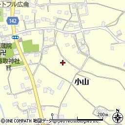 茨城県坂東市小山1006周辺の地図