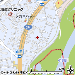 茨城県常総市水海道山田町1109周辺の地図