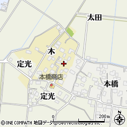 茨城県稲敷郡美浦村木周辺の地図