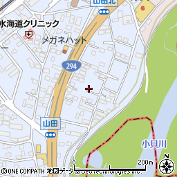 茨城県常総市水海道山田町1109-1周辺の地図
