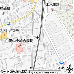 埼玉県白岡市小久喜951-4周辺の地図