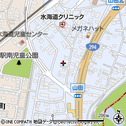 茨城県常総市水海道山田町4599周辺の地図
