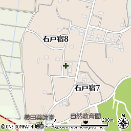 横田ぶどう園周辺の地図