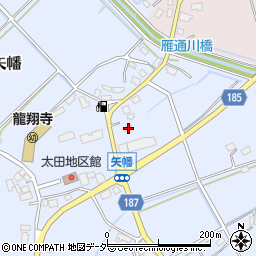 茨城県行方市矢幡493周辺の地図