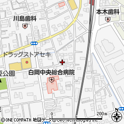 埼玉県白岡市小久喜968-3周辺の地図