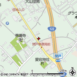 蓮田閏戸郵便局周辺の地図