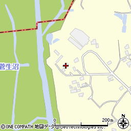 茨城県常総市大塚戸町1418周辺の地図
