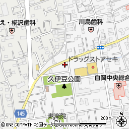 埼玉県白岡市小久喜8周辺の地図