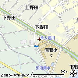 埼玉県白岡市上野田102周辺の地図