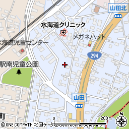 茨城県常総市水海道山田町4595周辺の地図