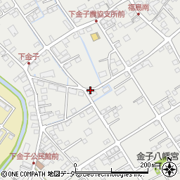 長野県諏訪市中洲下金子周辺の地図