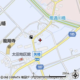 茨城県行方市矢幡495周辺の地図