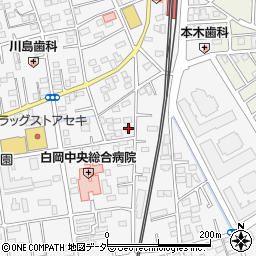 埼玉県白岡市小久喜966-1周辺の地図