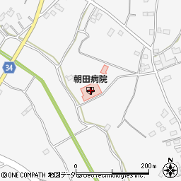 朝田病院（恵和会）周辺の地図