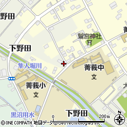 埼玉県白岡市上野田186-8周辺の地図