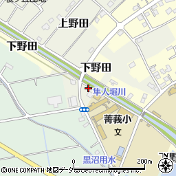 埼玉県白岡市上野田104周辺の地図
