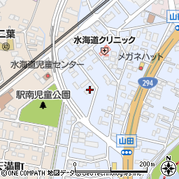 茨城県常総市水海道山田町4620周辺の地図