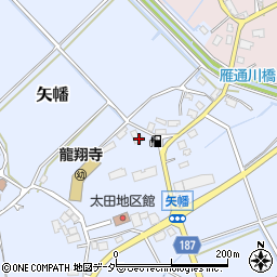 茨城県行方市矢幡498周辺の地図