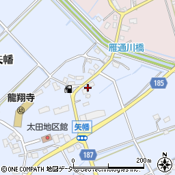 茨城県行方市矢幡486周辺の地図