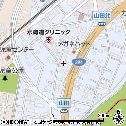 茨城県常総市水海道山田町1467周辺の地図