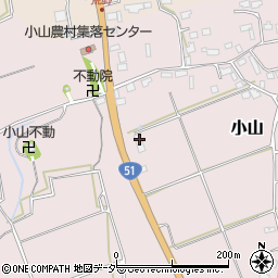 茨城県鹿嶋市小山1172周辺の地図