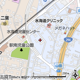 鍵開けの生活救急車　常総市エリア専用ダイヤル周辺の地図