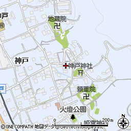 神沢荘周辺の地図