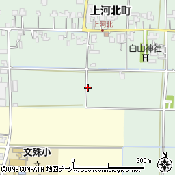 福井県福井市上河北町周辺の地図