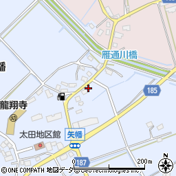 茨城県行方市矢幡485周辺の地図