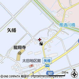 茨城県行方市矢幡476周辺の地図