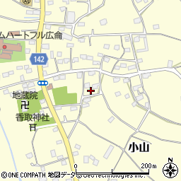 茨城県坂東市小山972周辺の地図