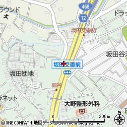 上尾警察署坂田交番周辺の地図