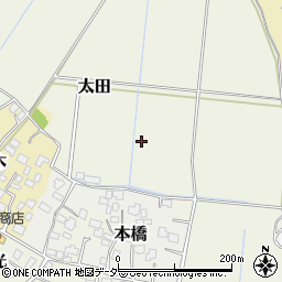 茨城県稲敷郡美浦村太田周辺の地図