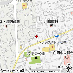 埼玉県白岡市小久喜10周辺の地図