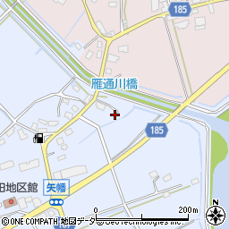 茨城県行方市矢幡369周辺の地図