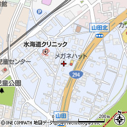 茨城県常総市水海道山田町1515-3周辺の地図